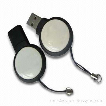USB Flash Drives, Made of Plastic Material with 512MB to 16GB Capacity and Measures 52 x 34mm